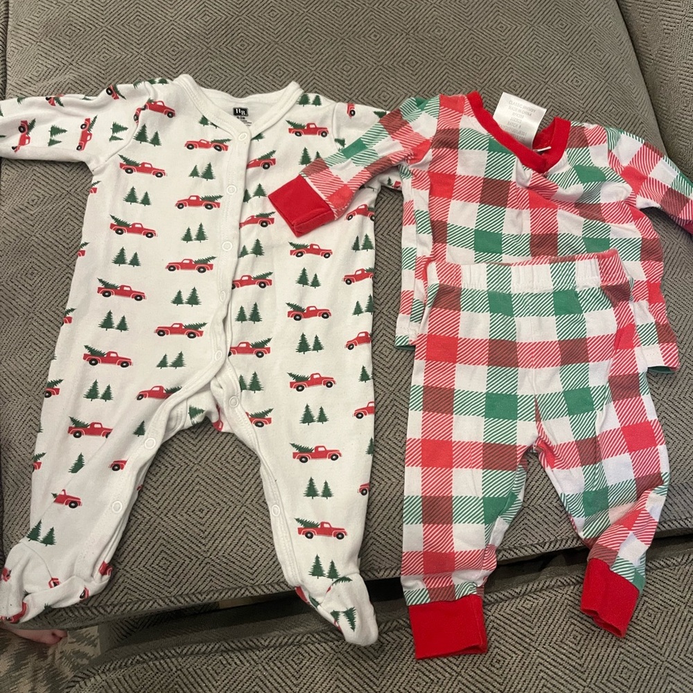 Set of Christmas pajamas